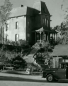 Image de la maison dans le film Psychose