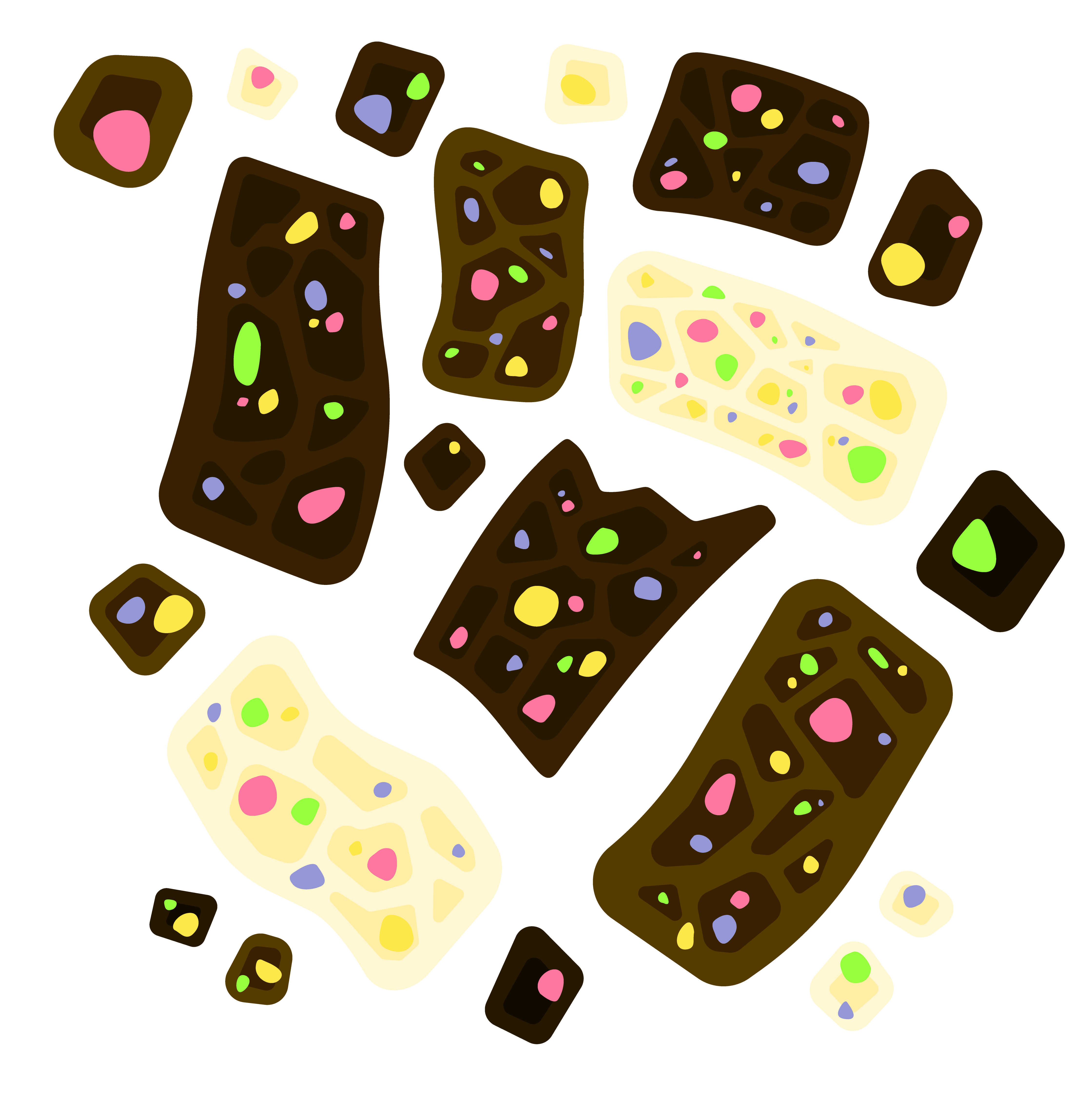 Icônes graphiques Chocolush